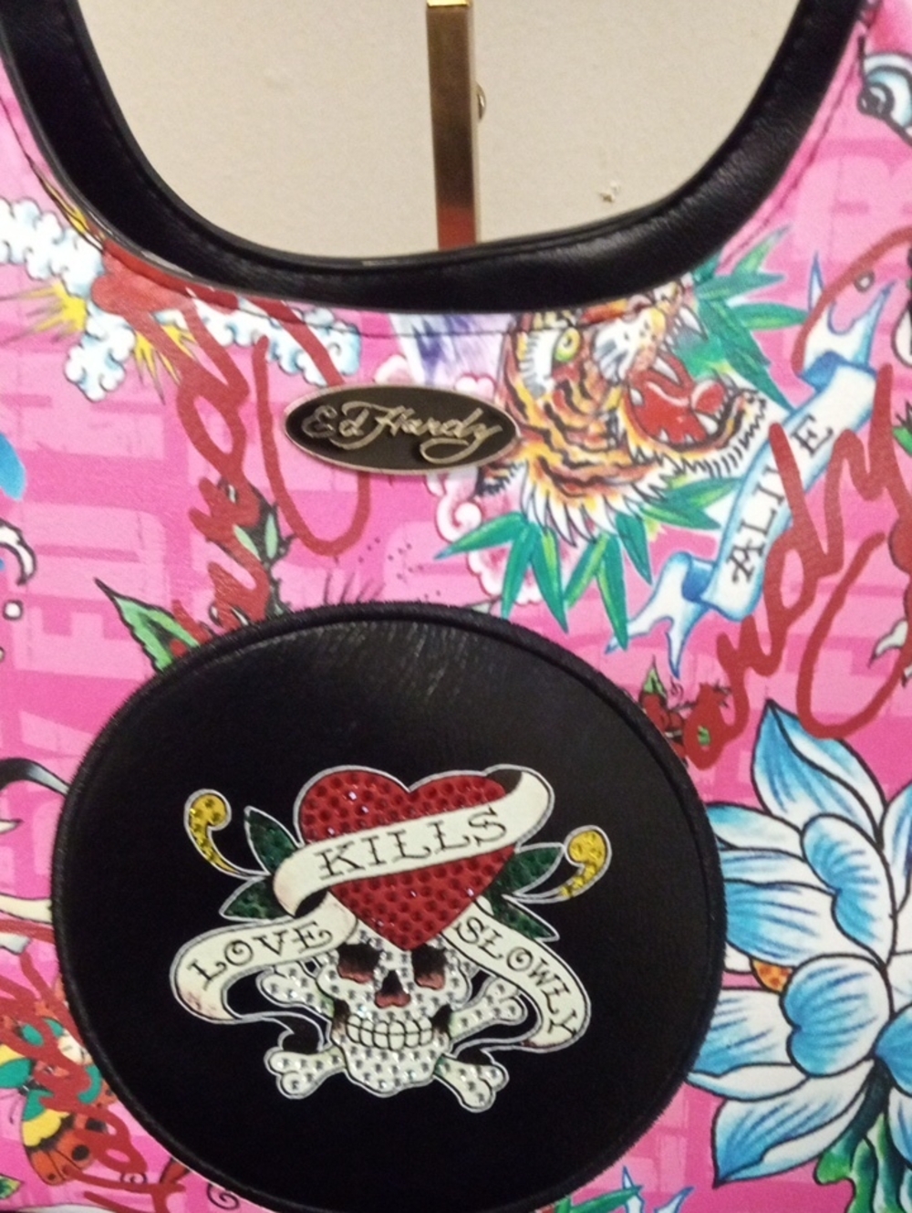 ED Hardy Tattoo Tote Nwt - Picture 6 of 10